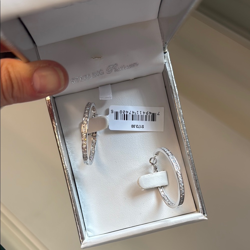 Elegant Silver Hoop Earrings